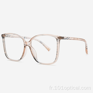 Lunettes carrées PC ou CP pour femmes Blue Light